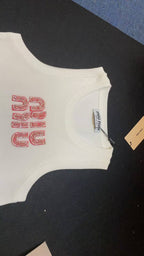 Miu Miu Women's Ribbed Jersey Tank Top
