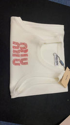 Miu Miu Women's Ribbed Jersey Tank Top