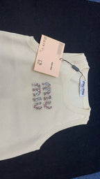 ITALY Women Ribbed jersey top Miu Miu tank tops