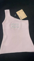 ITALY Women Ribbed jersey top Miu Miu tank tops