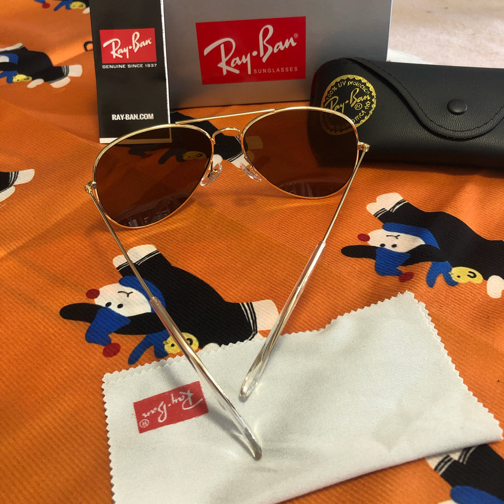 Ray-Ban RB3025 Aviator Polarized Sunglasses, 58mm