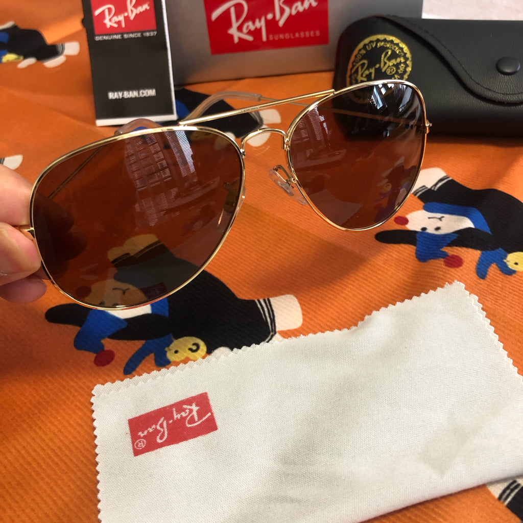Ray-Ban RB3025 Aviator Polarized Sunglasses, 58mm