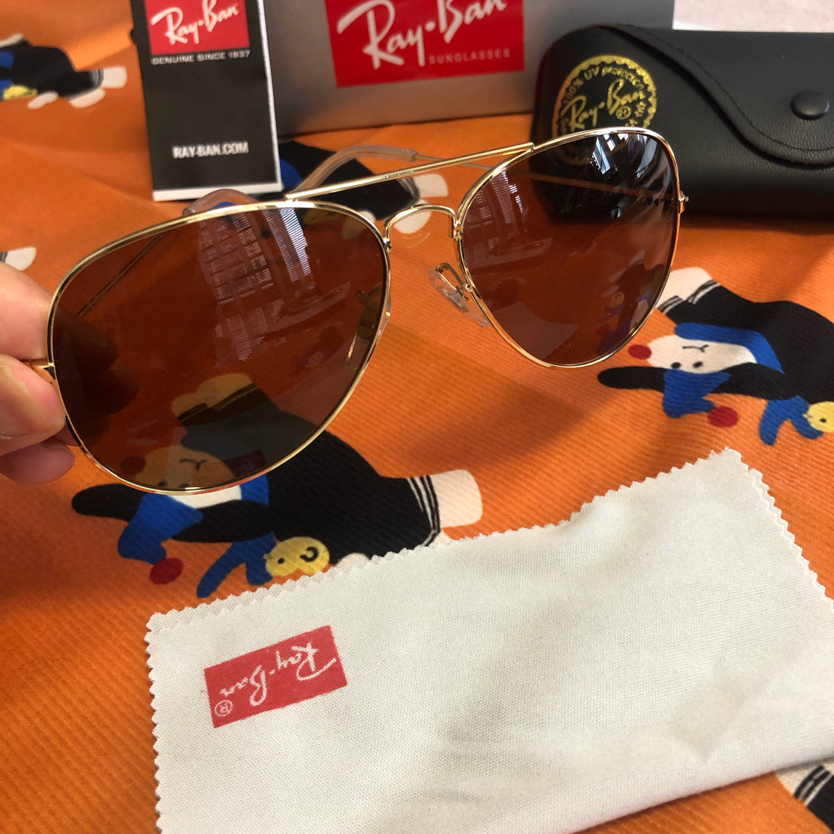 Ray-Ban RB3025 Aviator Polarized Sunglasses, 58mm