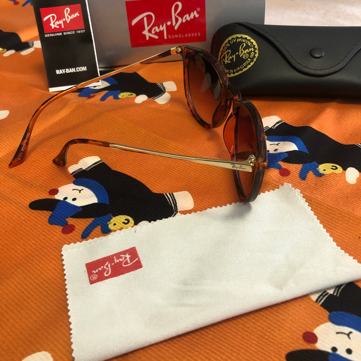 Ray-Ban Erika RB4171 710/T5 Gradient Sunglasses, 54mm