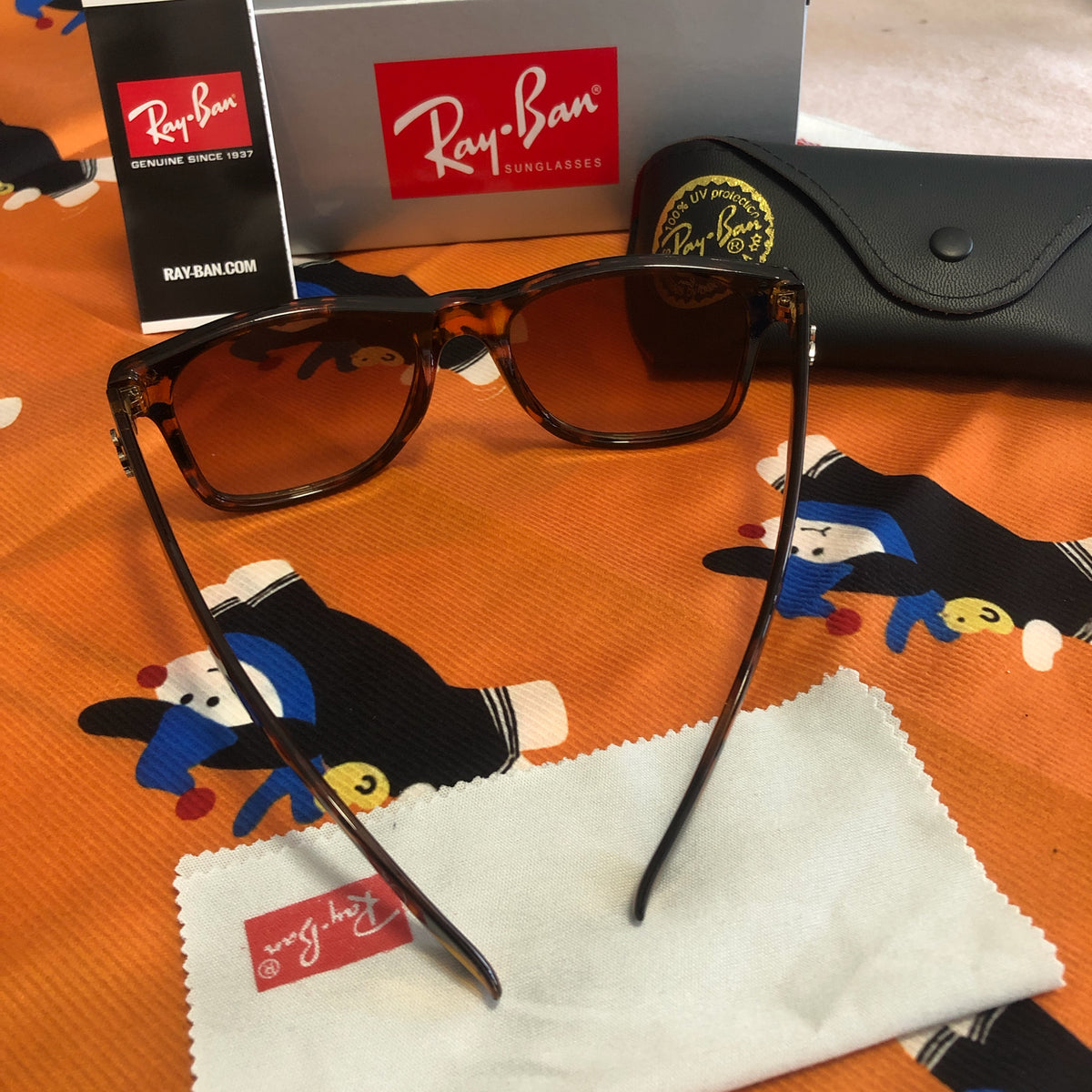 Ray-Ban RB2140 Wayfarer Tortoise Sunglasses, 50mm