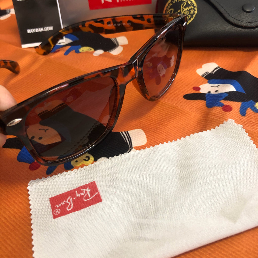 Ray-Ban RB2140 Wayfarer Tortoise Sunglasses, 50mm