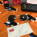 Ray-Ban RB3548N Gold-Tone Rounded Square Sunglasses