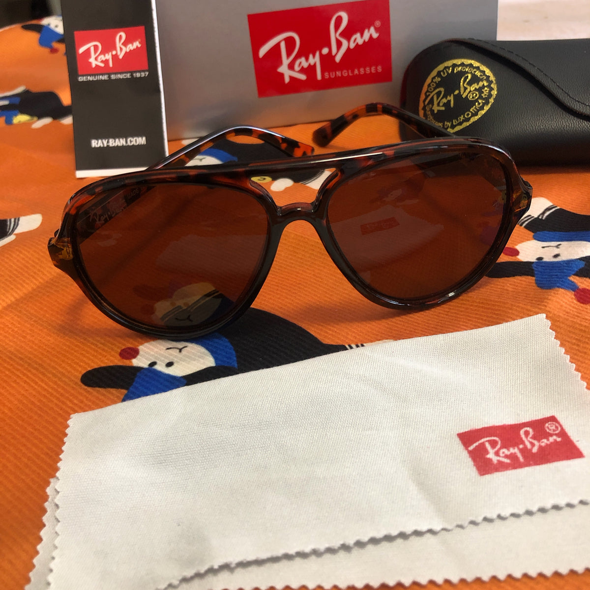 Ray-Ban Cats 5000 RB4125 Havana Gradient Sunglasses, 59mm
