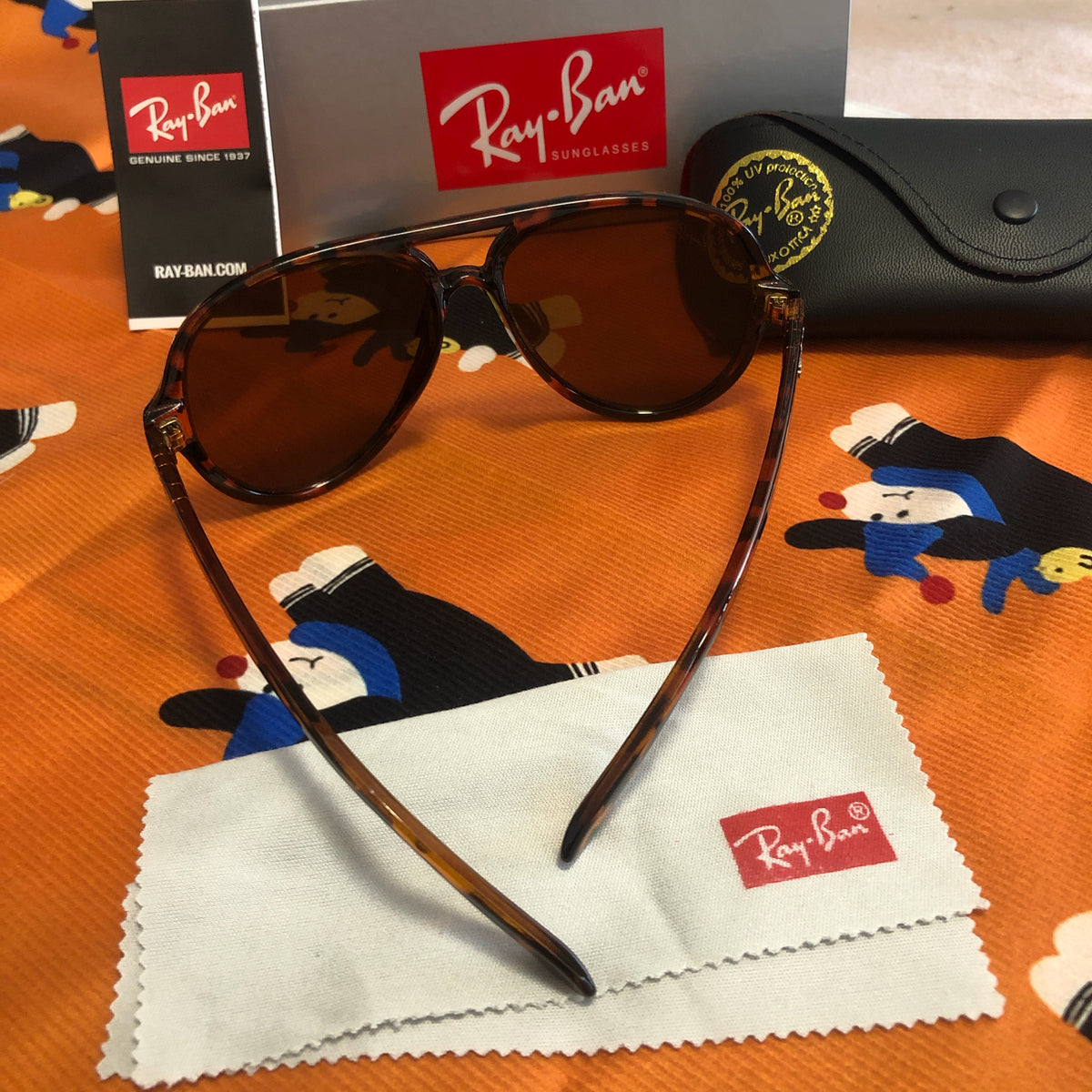 Ray-Ban Cats 5000 RB4125 Havana Gradient Sunglasses, 59mm
