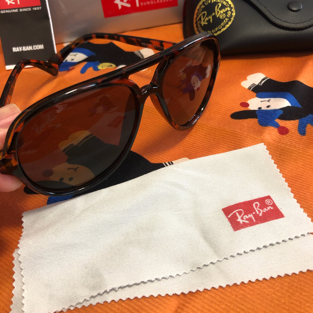Ray-Ban Cats 5000 RB4125 Havana Gradient Sunglasses, 59mm