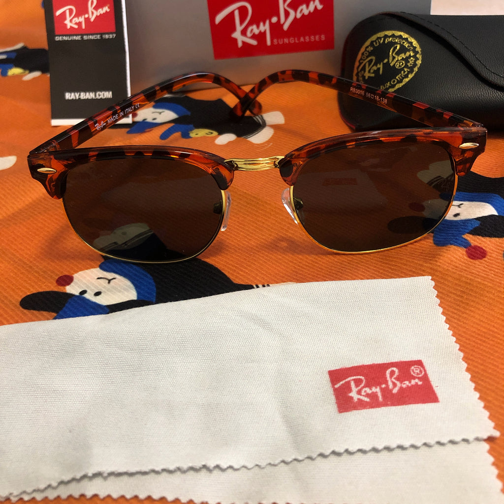 Ray-Ban RB3016 Clubmaster Sunglasses, 52mm