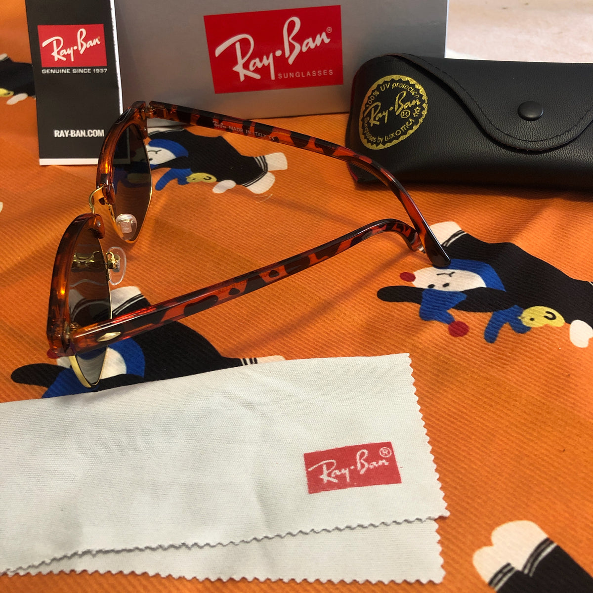 Ray-Ban RB3016 Clubmaster Sunglasses, 52mm