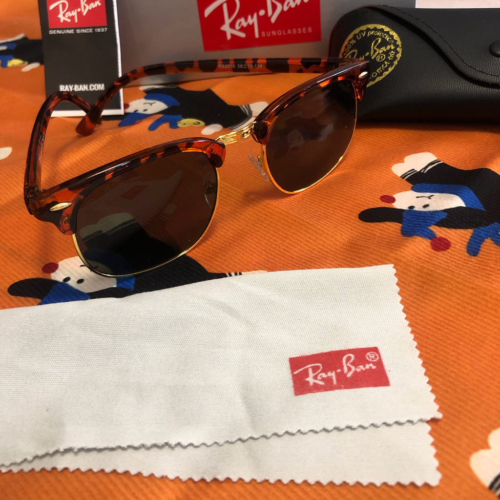 Ray-Ban RB3016 Clubmaster Sunglasses, 52mm