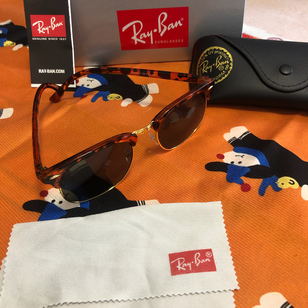 Ray-Ban RB3016 Clubmaster Sunglasses, 52mm