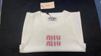Miu Miu Women's Ribbed Jersey Tank Top