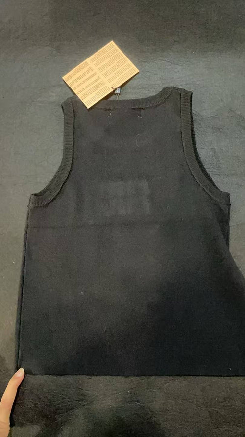 ITALY Women Ribbed jersey top Miu Miu tank tops
